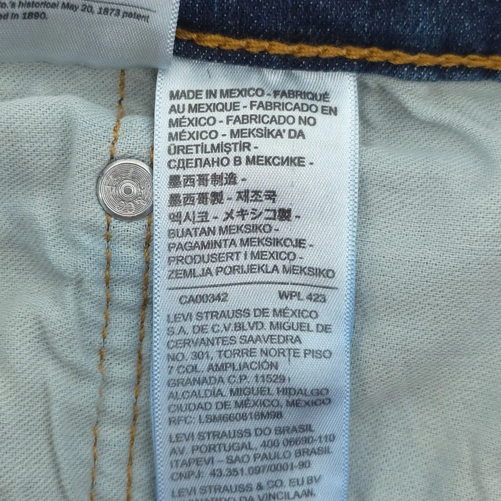 Levis Mens Jeans 559 Relaxed Straight 32x34 Blue Medium Wash Denim 00559-0421